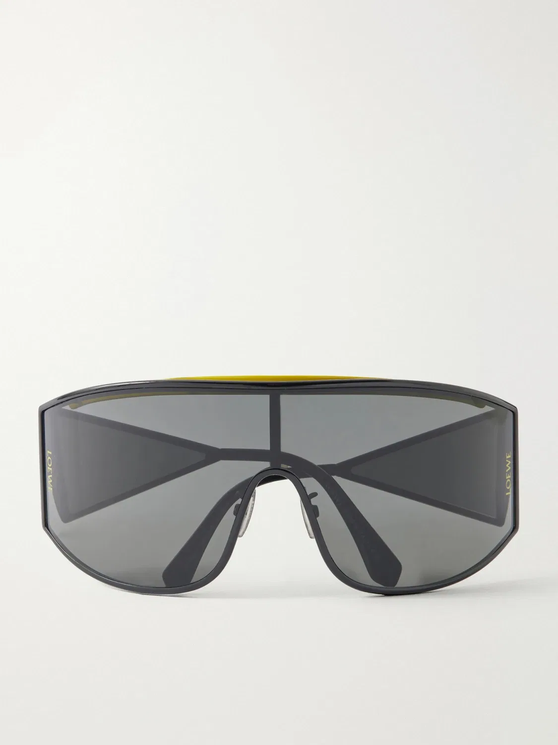 Солнцезащитные очки в металлической оправе-маске LOEWE EYEWEAR
