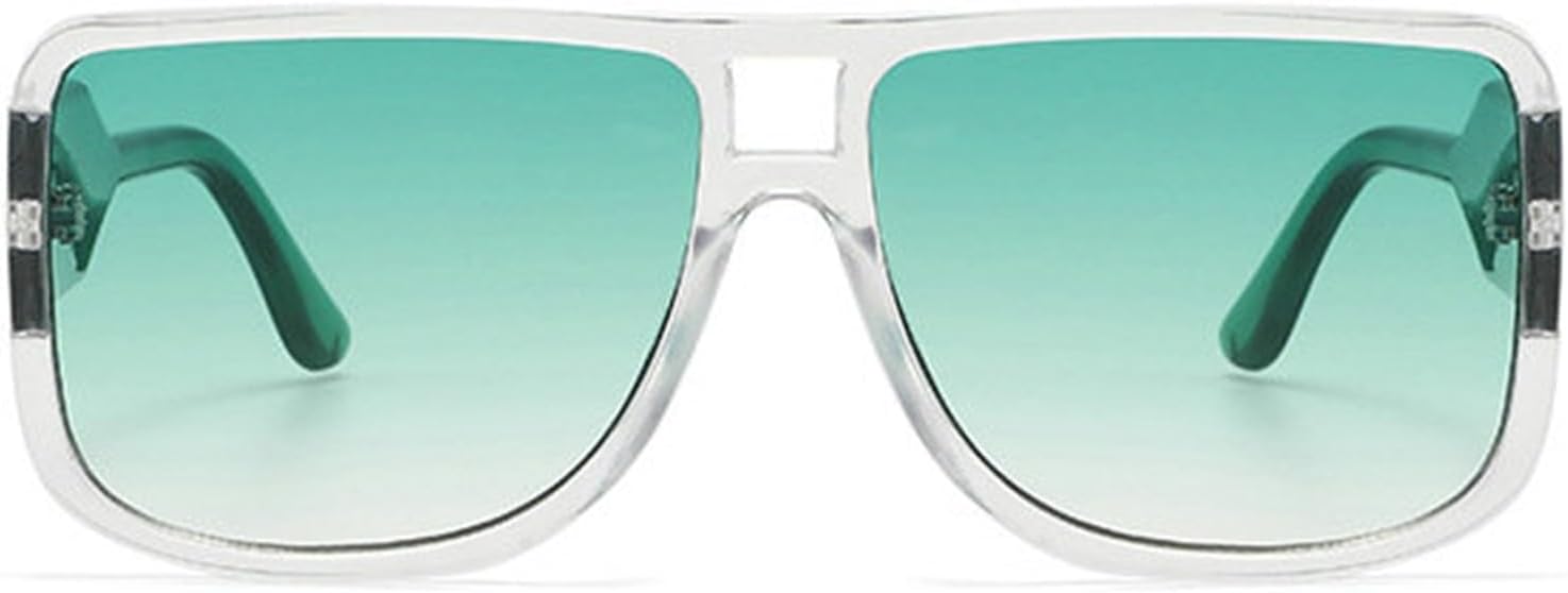 

Солнцезащитные очки Willochra Retro Oversized Square для женщин, модные, с двойной перемычкой, градиентным переходом, стильные, в стиле «пилот», с защитой от УФ-излучения UV400, C3