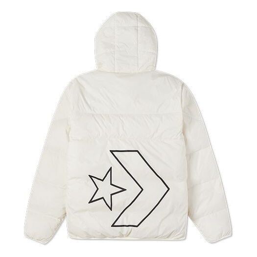 

Куртка classic casual warm hooded down jacket 'white' Converse, белый