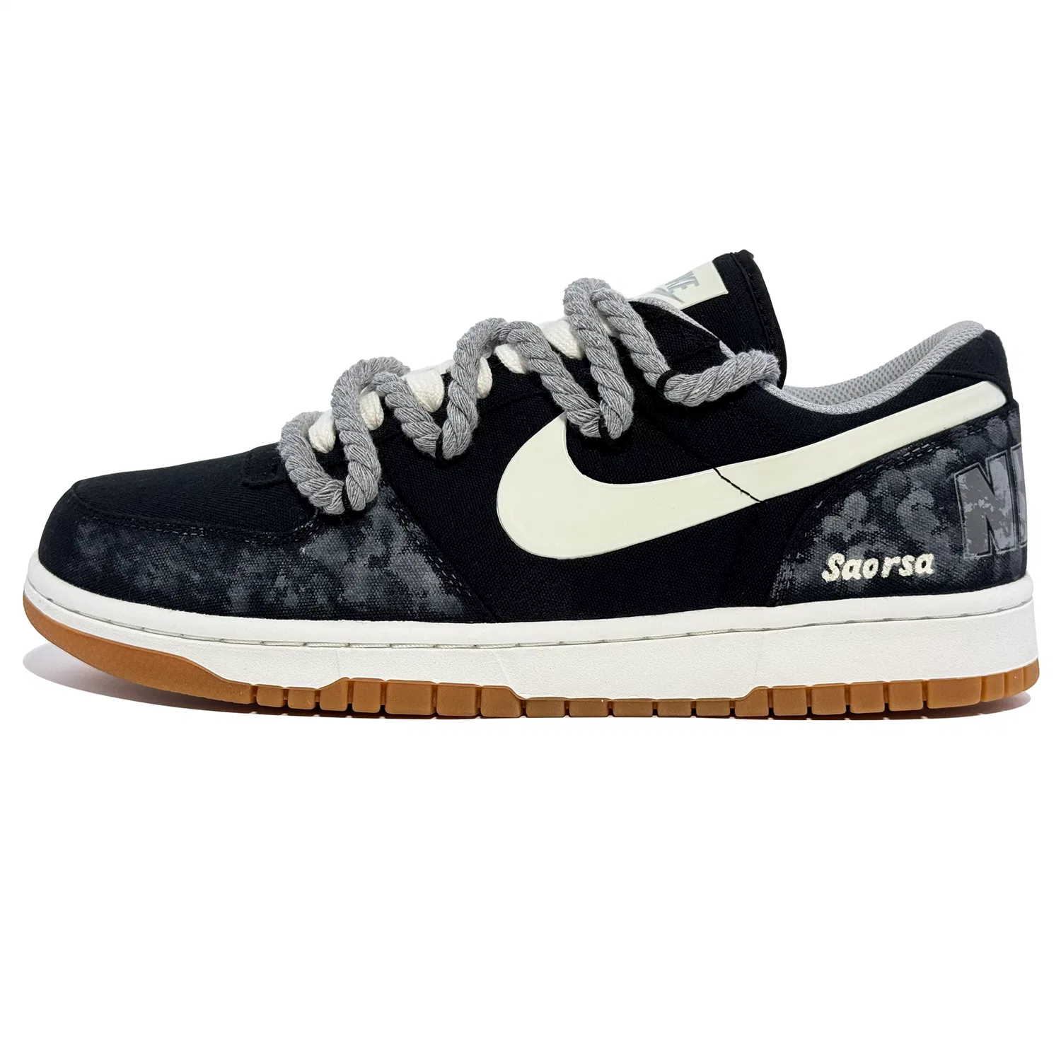 Кроссовки скейтбордические Nike Big Black Gray