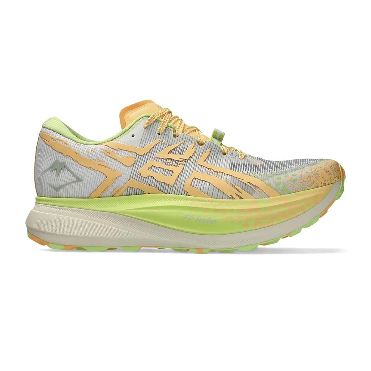 Унисекс кроссовки для трейл-раннинга Metafuji Trail Asics, белый/оранжевый