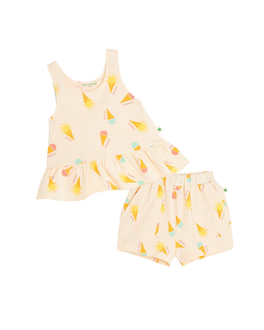 

Комплект Bonnie Mob с топом и шортами в оборках The bonnie mob, оранжевый