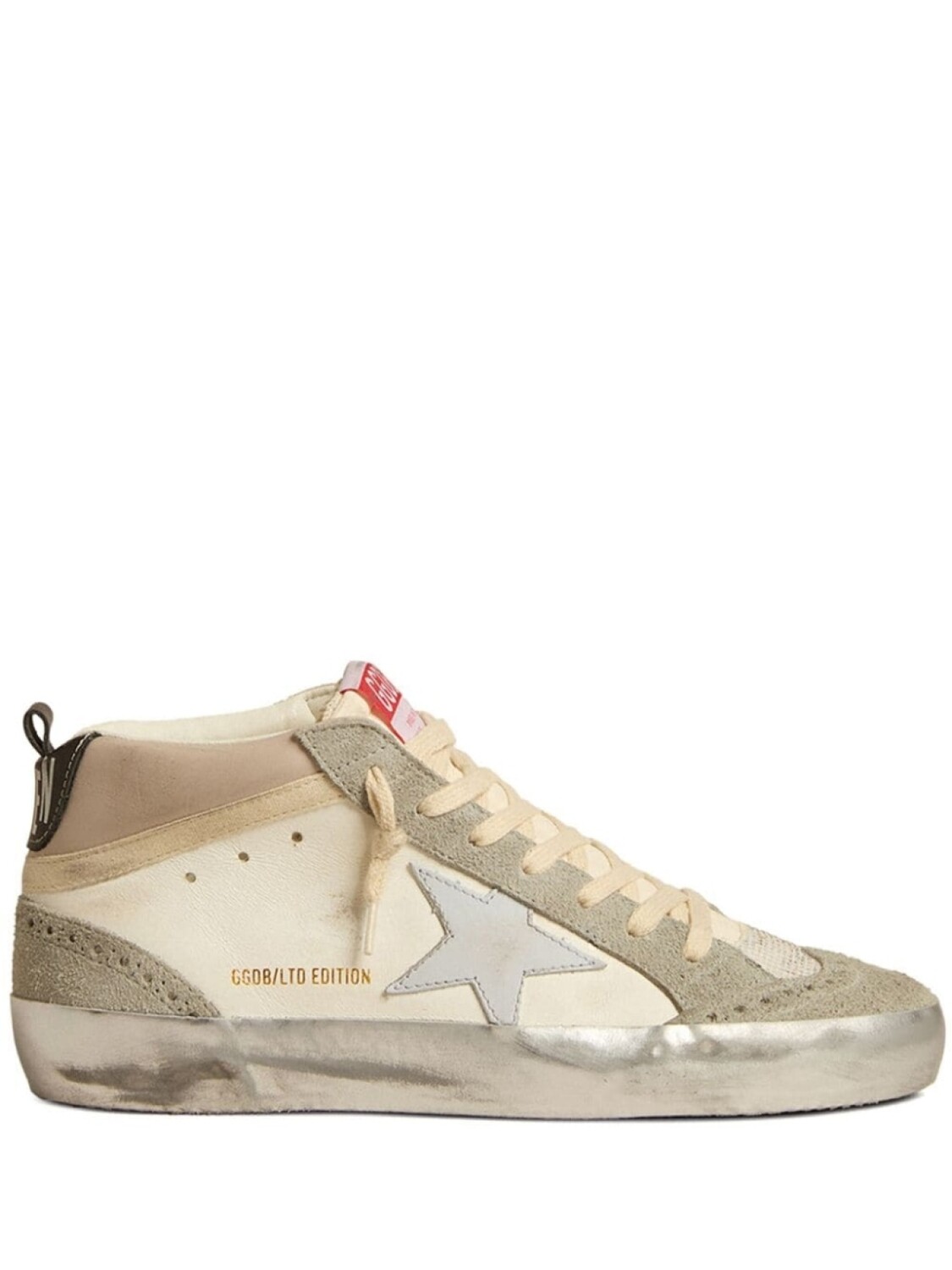 

Golden Goose кроссовки Mid Star, нейтральный цвет