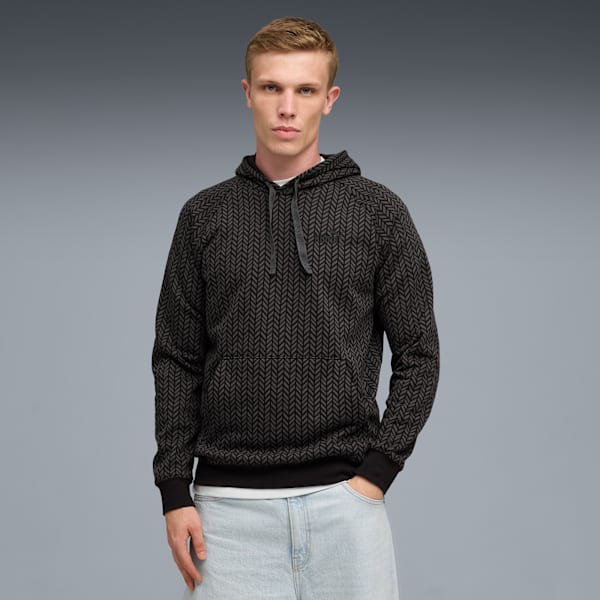 

Мужская толстовка с капюшоном Puma Essentials Herringbone, черный
