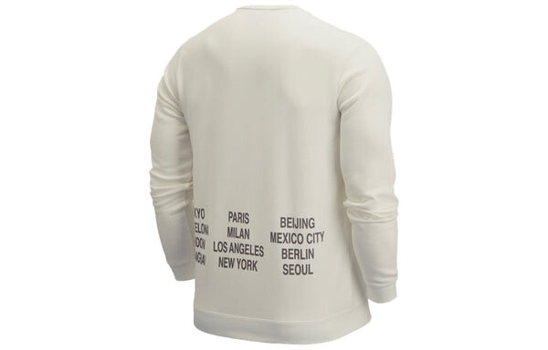 Толстовка Nike Unisex Nike Sportswear Logo Printing Round-neck Sports Sweatshirt White, мультиколор — фото 2