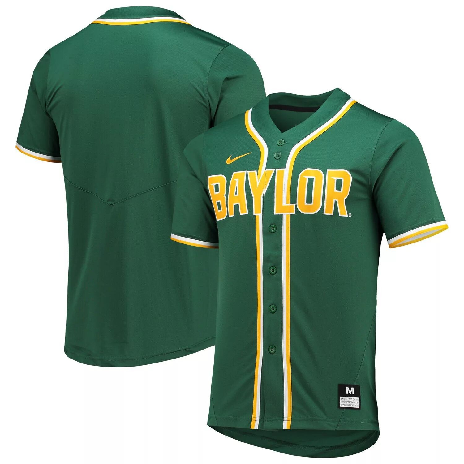 

Мужская зеленая бейсбольная майка Baylor Bears Replica Nike, Зеленый, Мужская зеленая бейсбольная майка Baylor Bears Replica Nike