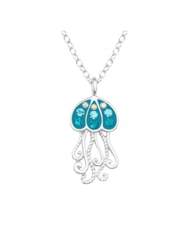 

Alexander York Колье с подвеской в виде медузы из серебра 925 пробы, комплект из двух серебряных элементов