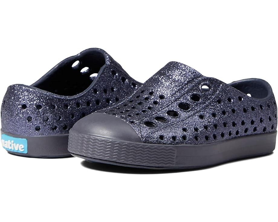 

Кроссовки Native Shoes Jefferson Bling Glitter, цвет Onyx Bling/Onyx