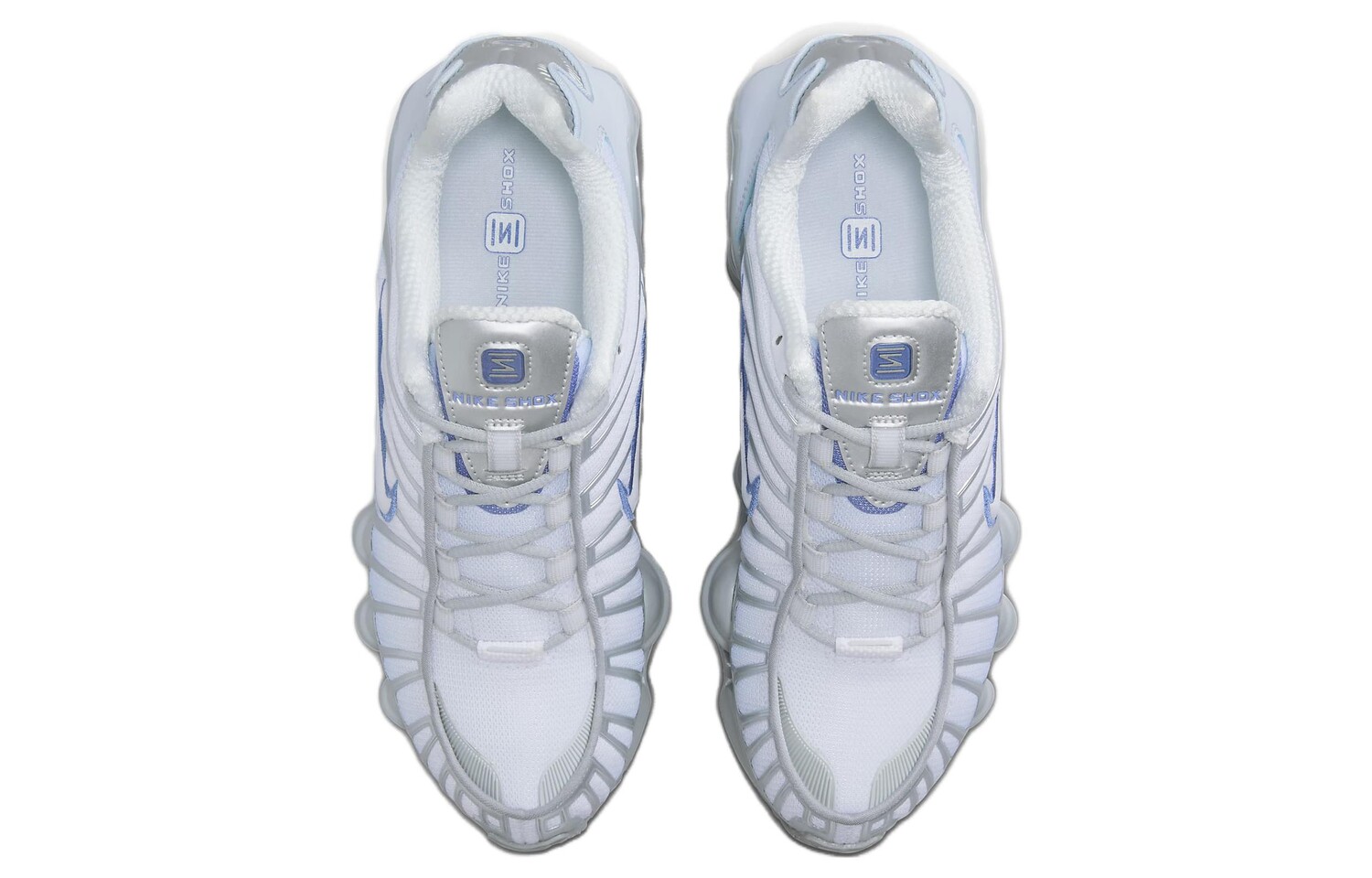 Кроссовки Nike Shox TL Series для женщин, Серебро — фото 4