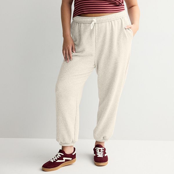 

Джоггеры с отворотом из флиса для подростков So, Oatmeal Heather