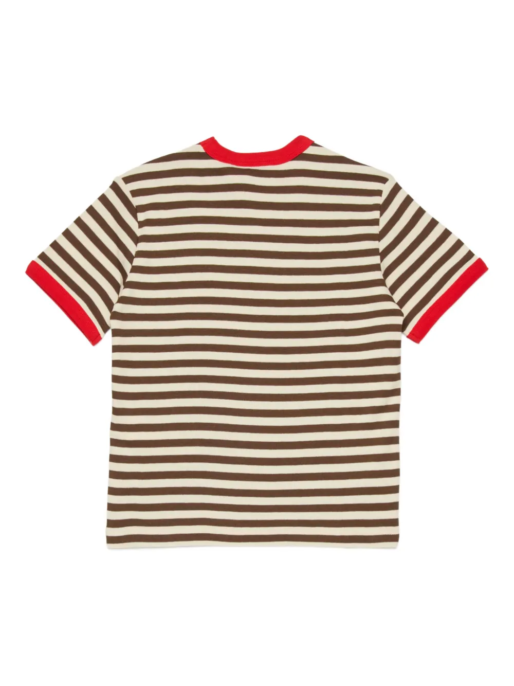 Полосатая футболка с логотипом Max&Co. Kids, нейтральный — фото 2