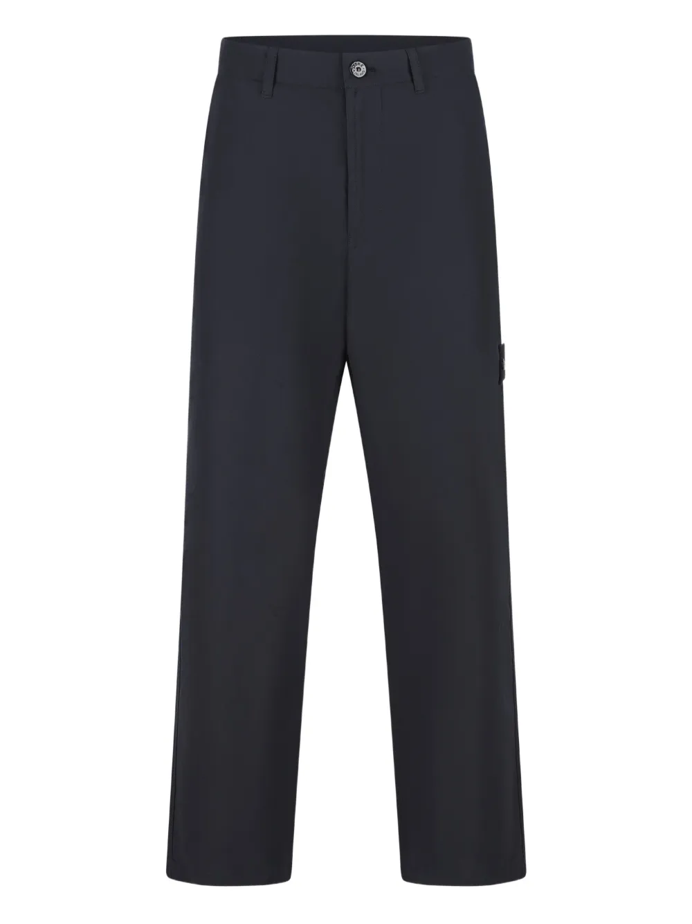 

Хлопковые брюки с накладными карманами Stone Island, синий