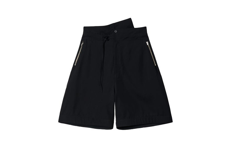 

Y 3 шорты завышенной посадки укороченные Y-3, черный