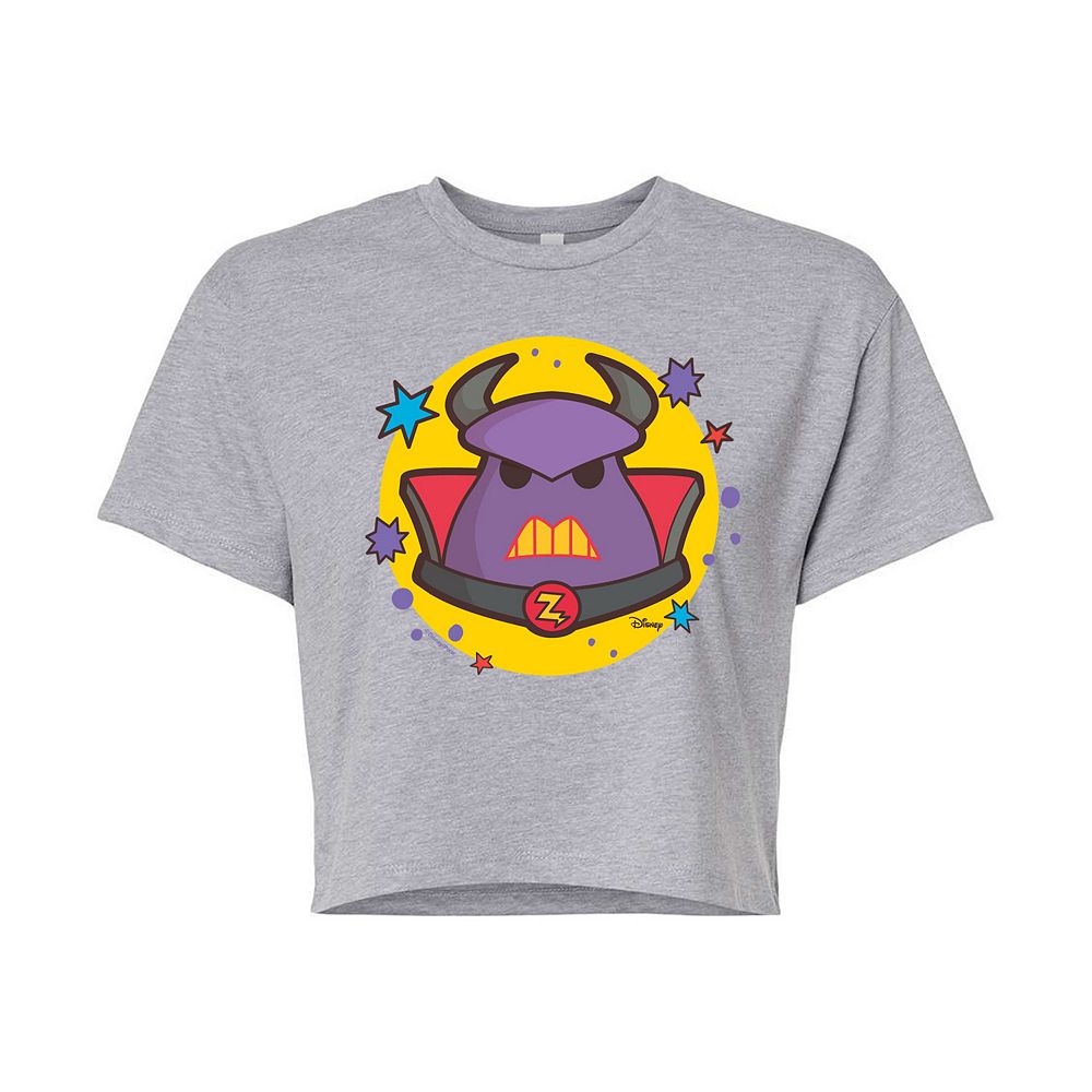 

Укороченная футболка Disney/Pixar's Toy Story Zurg Juniors, цвет Heather Gray