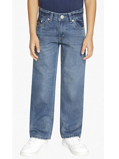 

Джинсы 505 Regular Fit для маленьких мальчиков 4-7X Levi's, цвет Clouded Tones - Medium Wash