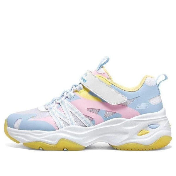 

Кроссовки dlites chunky shoes 'blue pink yellow' Skechers, белый