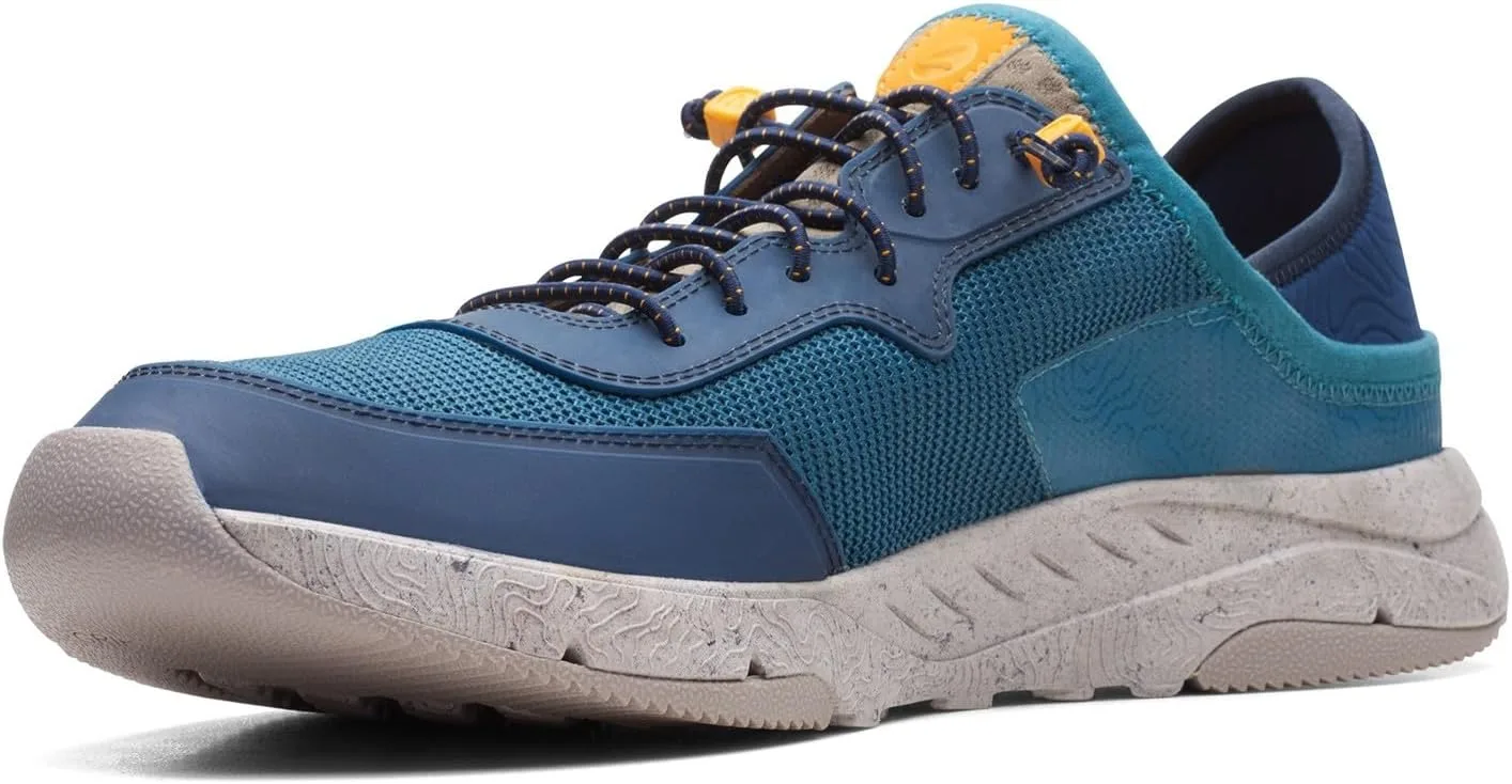 Мужские низкие кроссовки Clarks Davis, бирюзовый — фото 4