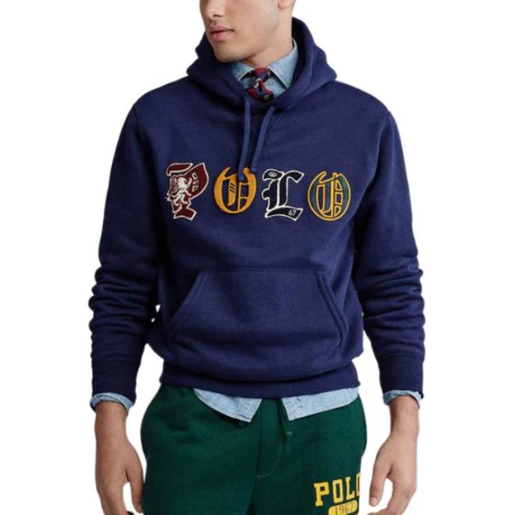 Polo Ralph Lauren Свитшот FW23 мужской морской синий — фото 3