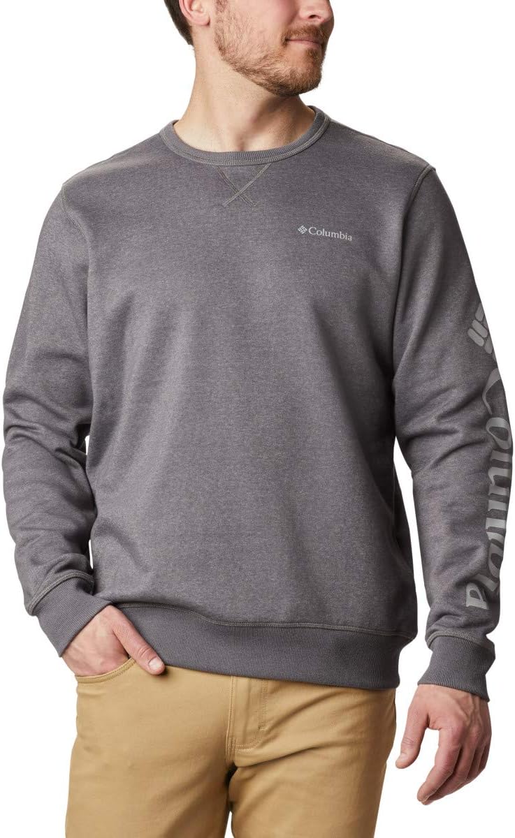 

Columbia мужская флисовая толстовка M Logo, City Grey Heather/Columbia Grey