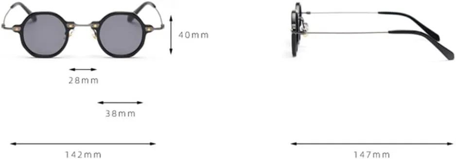 

Солнцезащитные очки восьмиугольной формы из ацетата для женщин, ретро-очки, прозрачные солнцезащитные очки для мужчин, очки с защитой от УФ-излучения UV400 VFDHN, C4