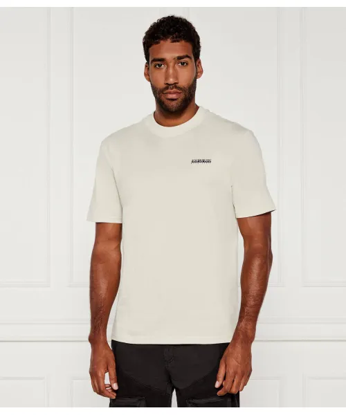 

Футболка s-small box ss Relaxed fit Napapijri, бежевый