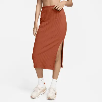 

Юбка Nike Sportswear Chill Rib, цвет Burnt Sunrise/Burnt Sunrise