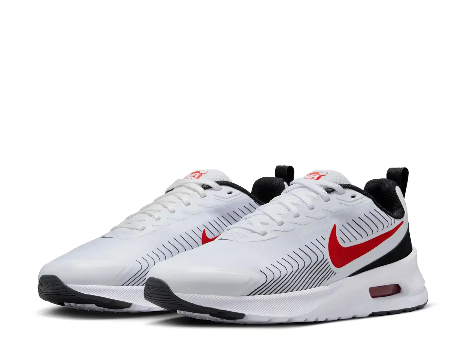 Кроссовки Air Nuaxis для бега - мужские Nike, White/Red — фото 3