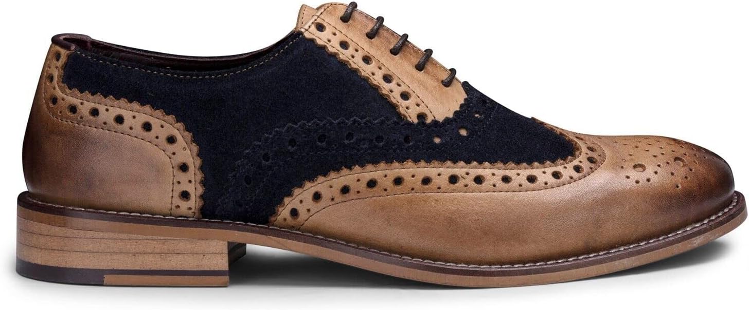 

Мужские черные оксфорды Gatsby из натуральной кожи, классические формальные туфли с шнуровкой в винтажном стиле Infinity Leather