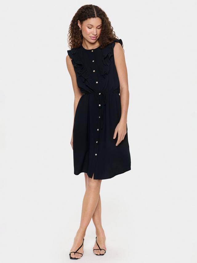 

Платье Klaudia без рукавов с рюшами Saint Tropez, Black