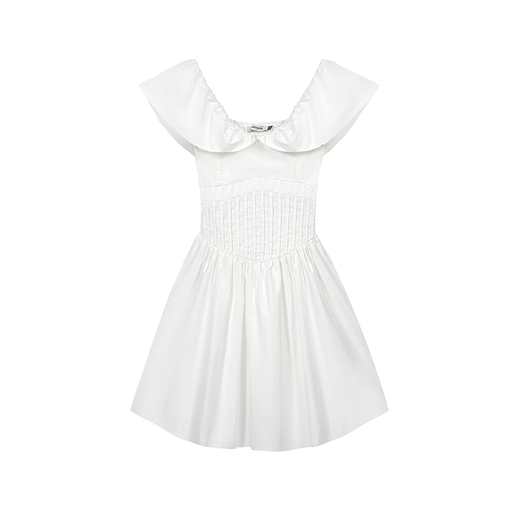 

Женское платье без рукавов MOMMANWA, белый