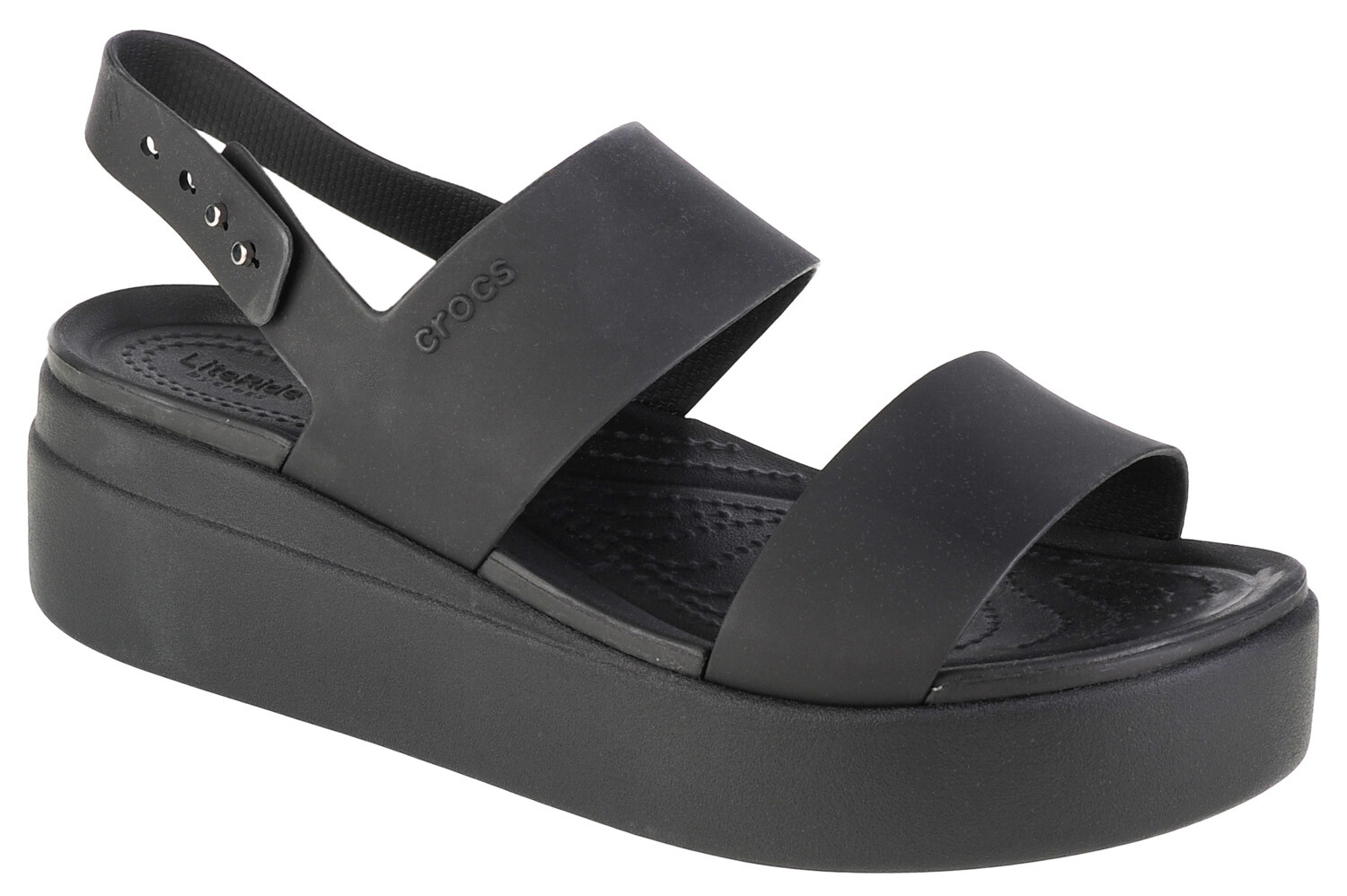 Сандалии Crocs Crocs Brooklyn Low Wedge, черный