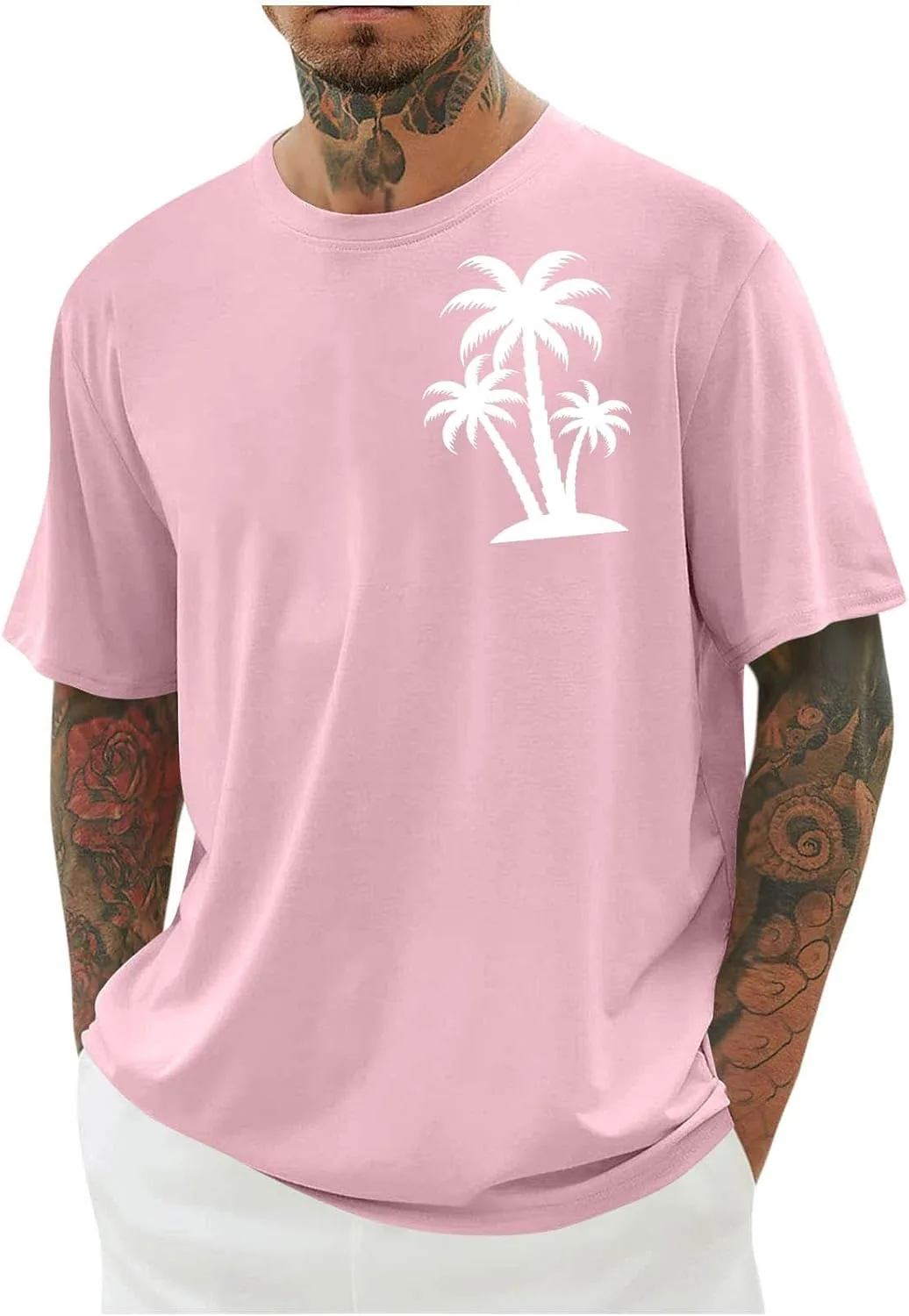 

Футболка мужская Casual Loose с коротким рукавом