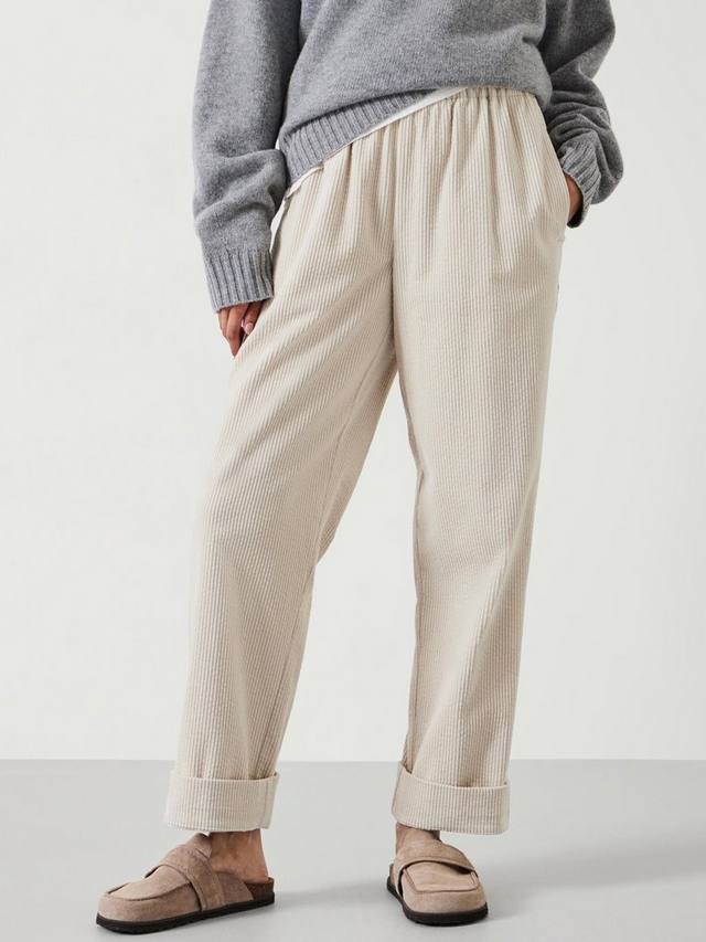 

Джоггеры Lisa из вельвета HUSH, Ecru