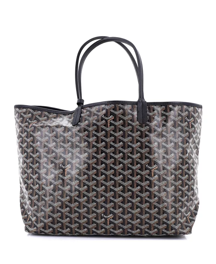 

Сумка-тоут PM Saint Louis из лакированного холста Pre-Owned Goyard, черный