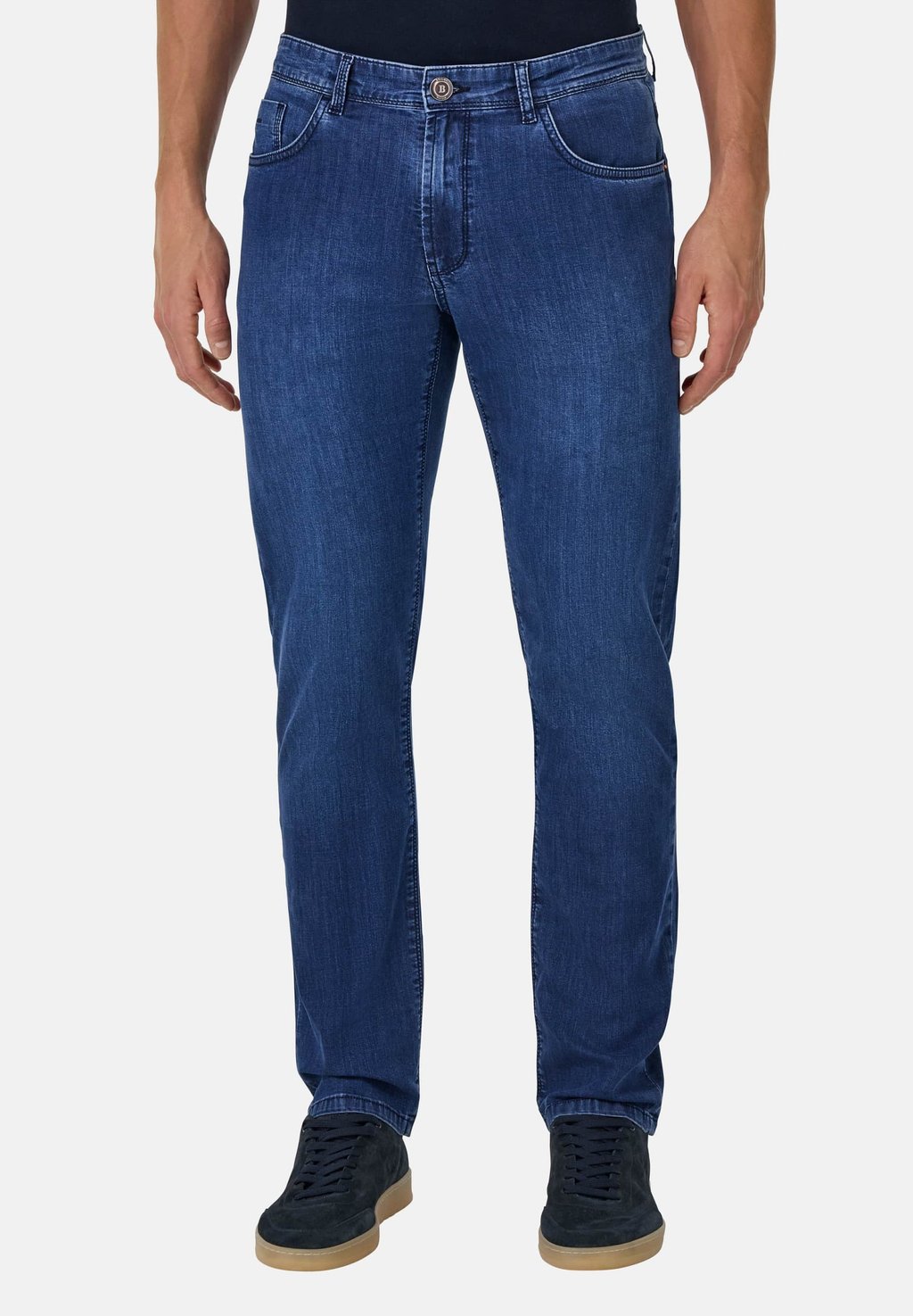 

Джинсы прямого кроя ULTRA-LIGHTWEIGHT STRETCH Boggi Milano, синий