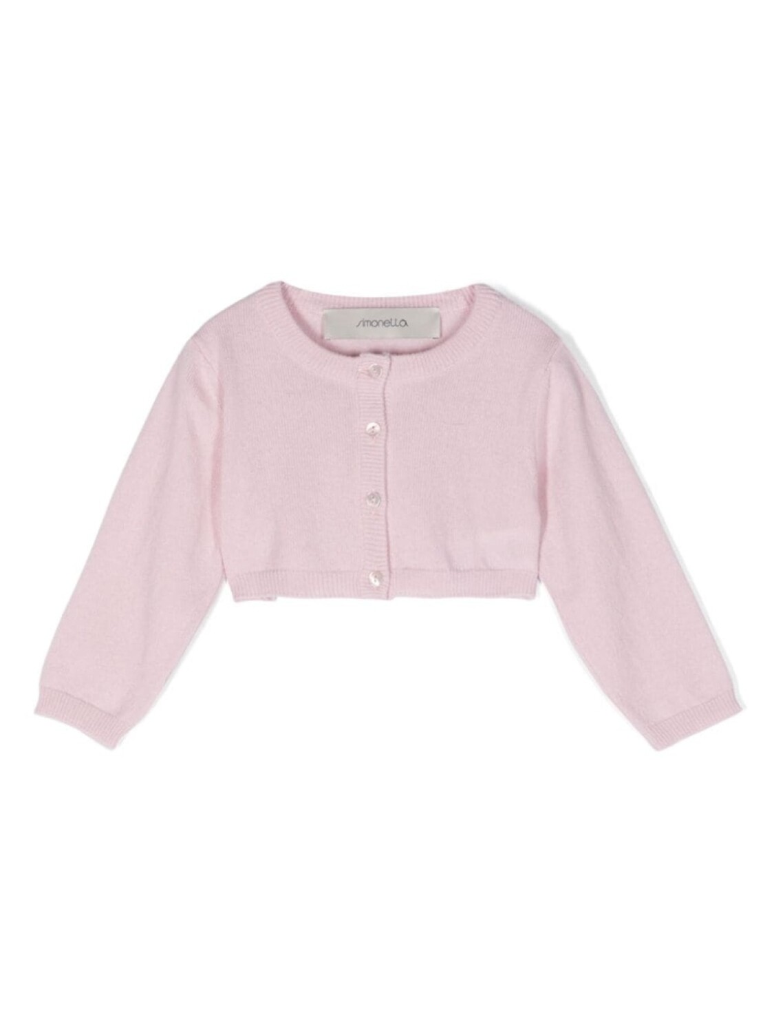 

Simonetta укороченный кашемировый кардиган, розовый