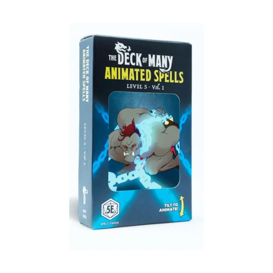 

Бокс-сет Deck of Many Animated Spells, Level 5, 5e Animated Spell & Reference Cards