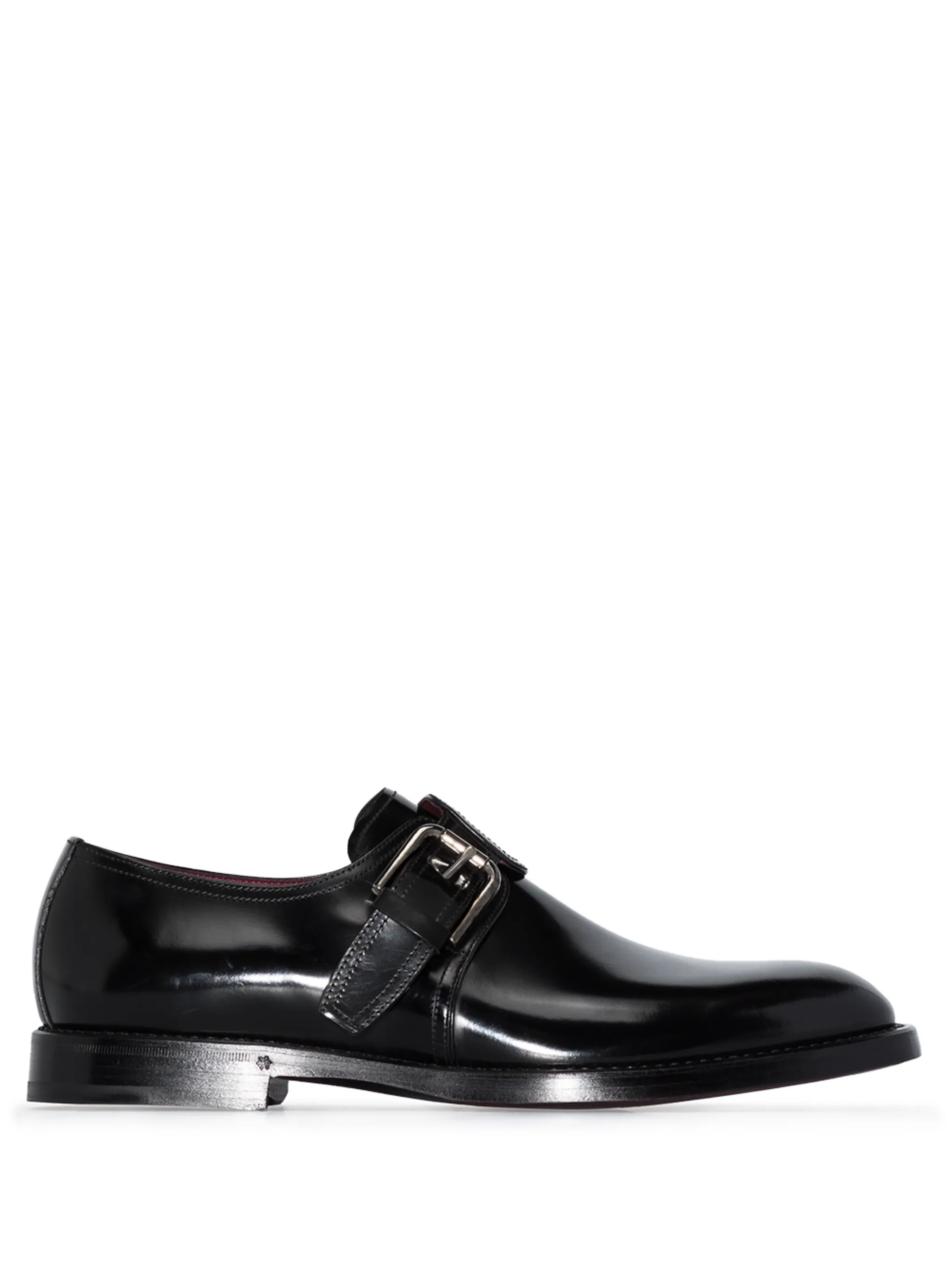 Туфли монки с пряжками Dolce & Gabbana, черный