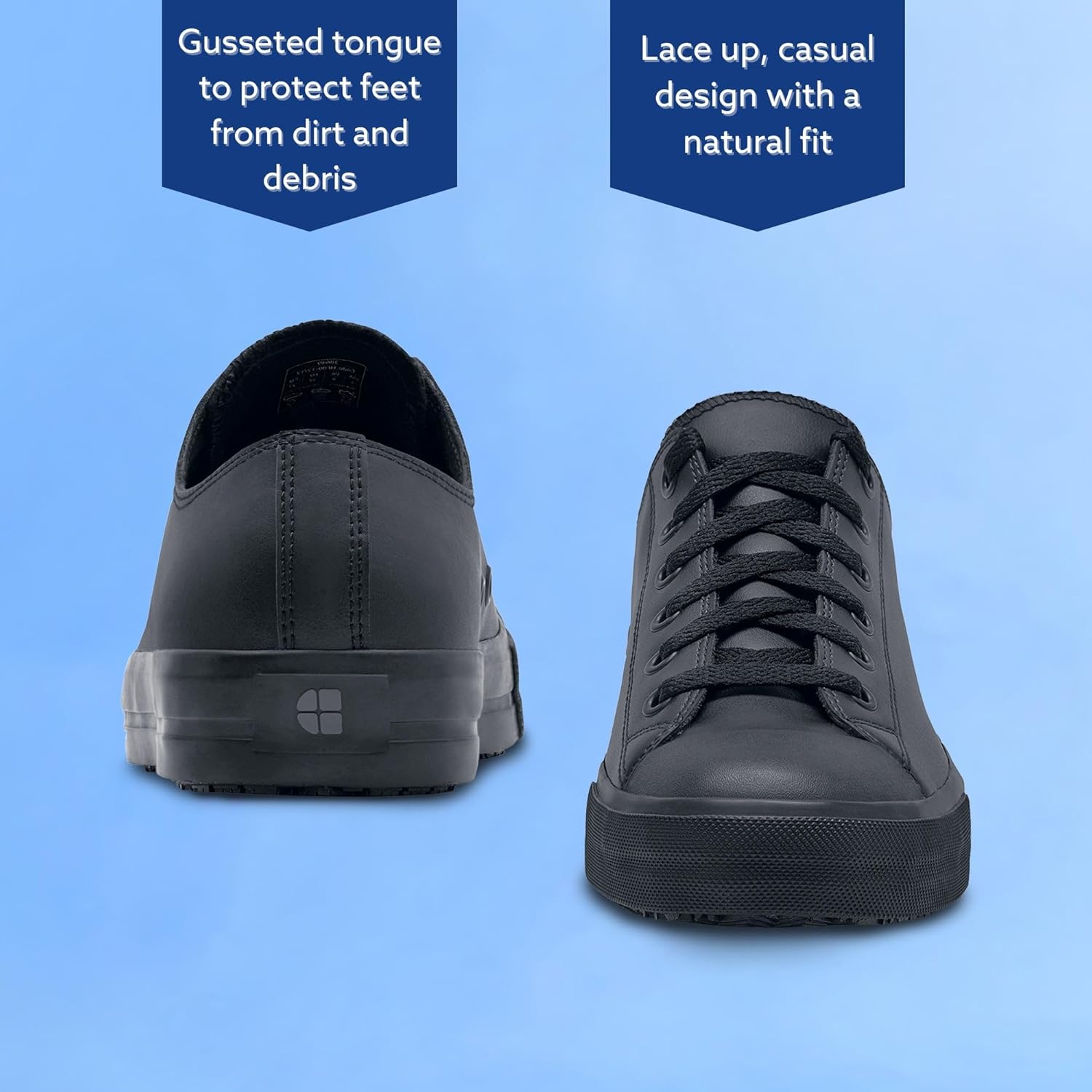 Мужские кроссовки Shoes for Crews из холста, черный — фото 4