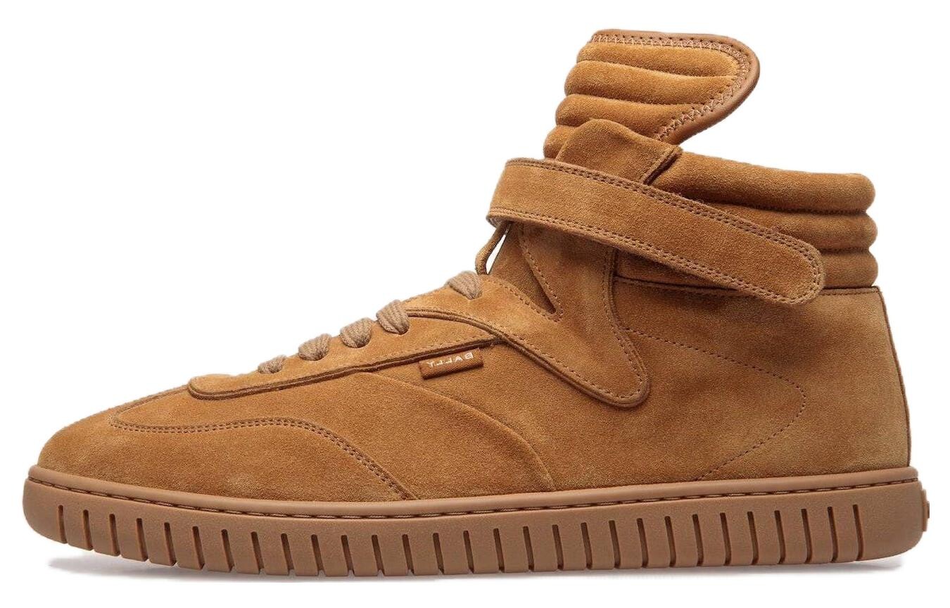 

Кроссовки BALLY Parrel Skateboarding Shoes Men Mid-top Brown, коричневый