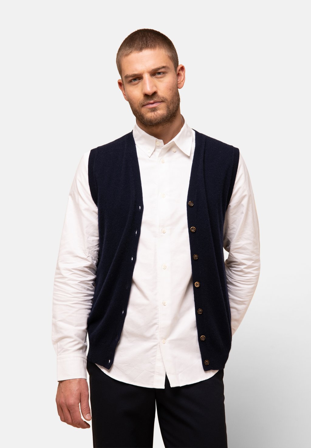 

Кардиган Just Cashmere, темно-синий