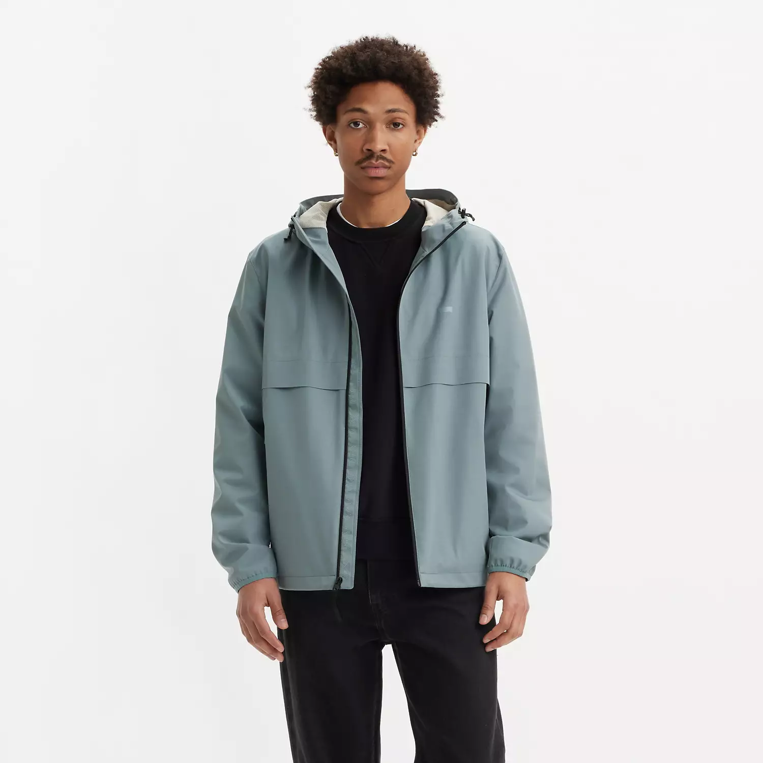 

Ветровка с капюшоном и капюшоном Levi's, зеленый