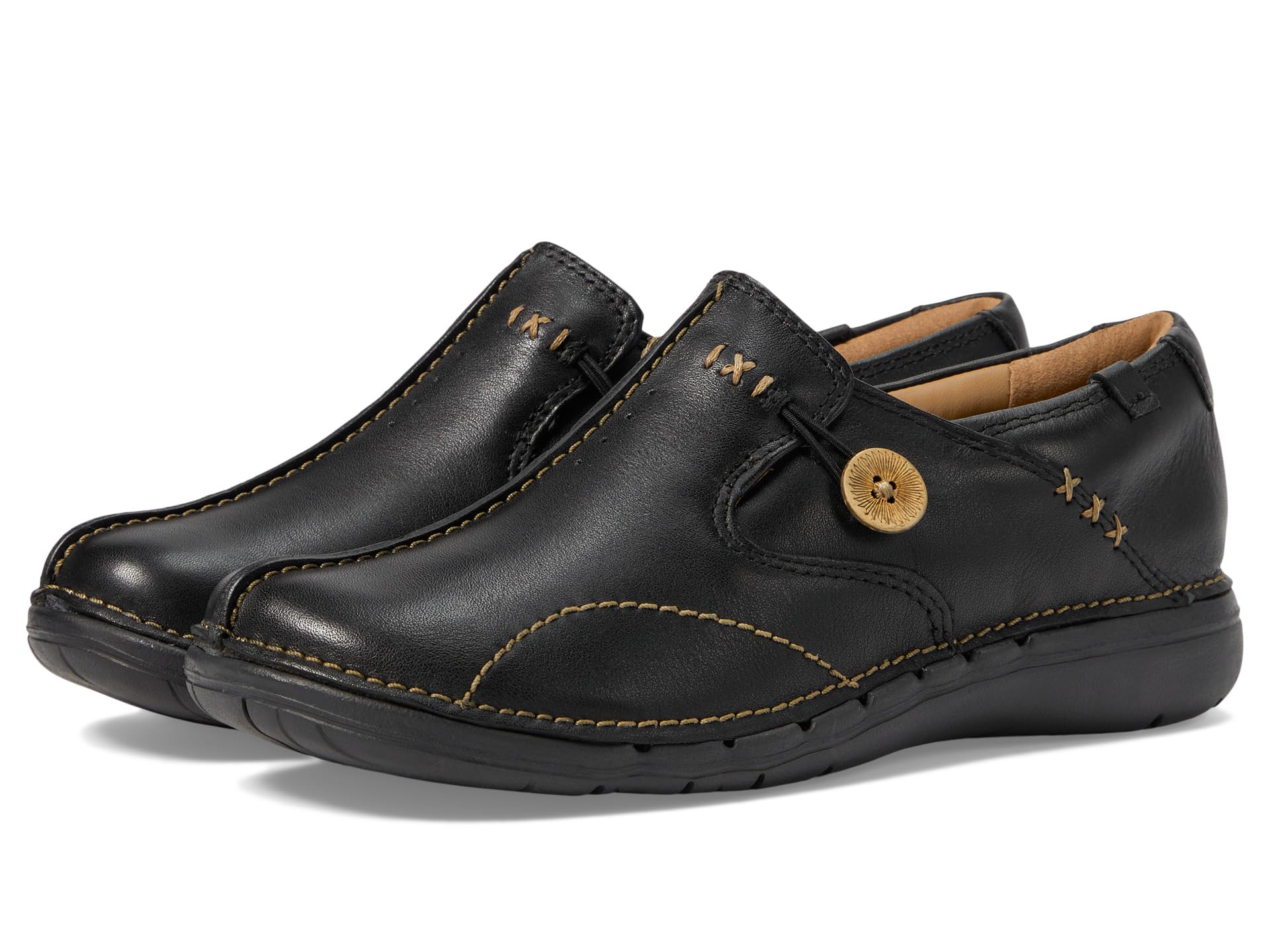 Лоферы Clarks Un.loop, черный