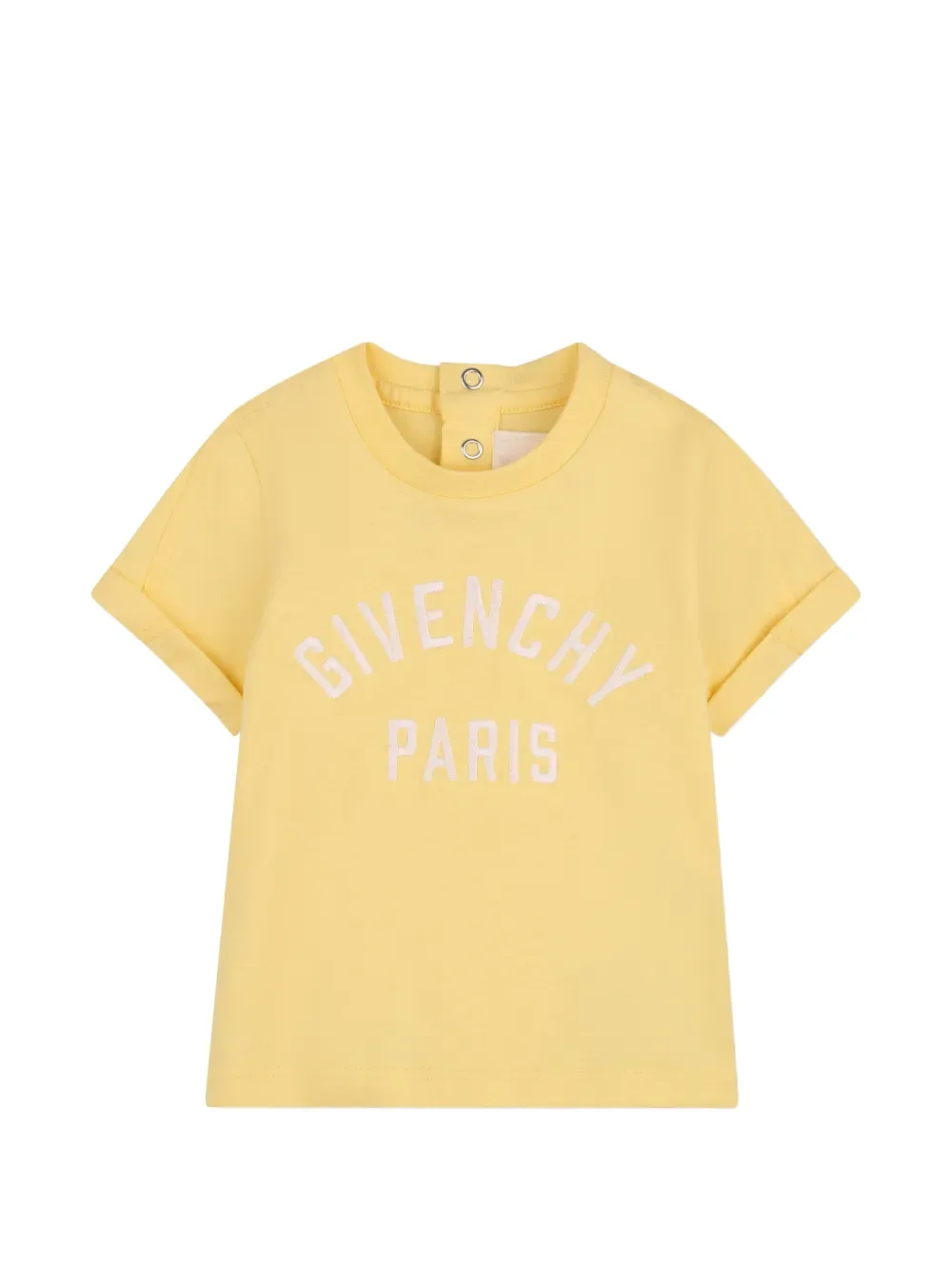 Футболка с круглым вырезом Givenchy Kids, желтый