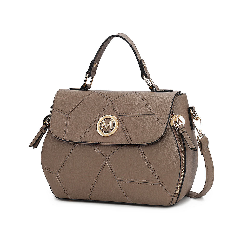 

Женская сумка-портфель из веганской кожи Clementine от Mia K MKF, хаки