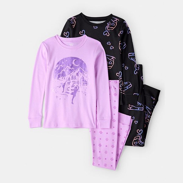 

Детский комплект пижамы для девочек 4-14 лет Carter'S, Purple Ice Skater