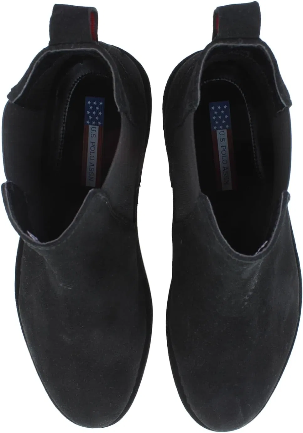 Ботинки U.S. Polo Assn. Chelsea MUST008MDSE1 Synthetic Shoe Model for Men, Black — фото 2