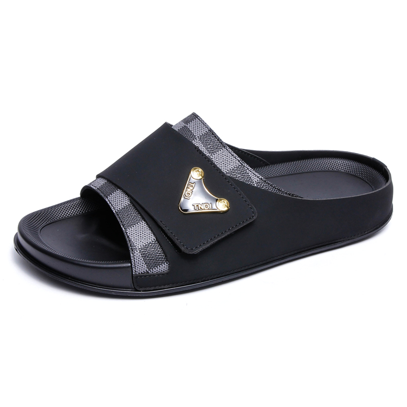 

Сланцы на резиновой подошве для мужчин PALMPOLO, черный серый