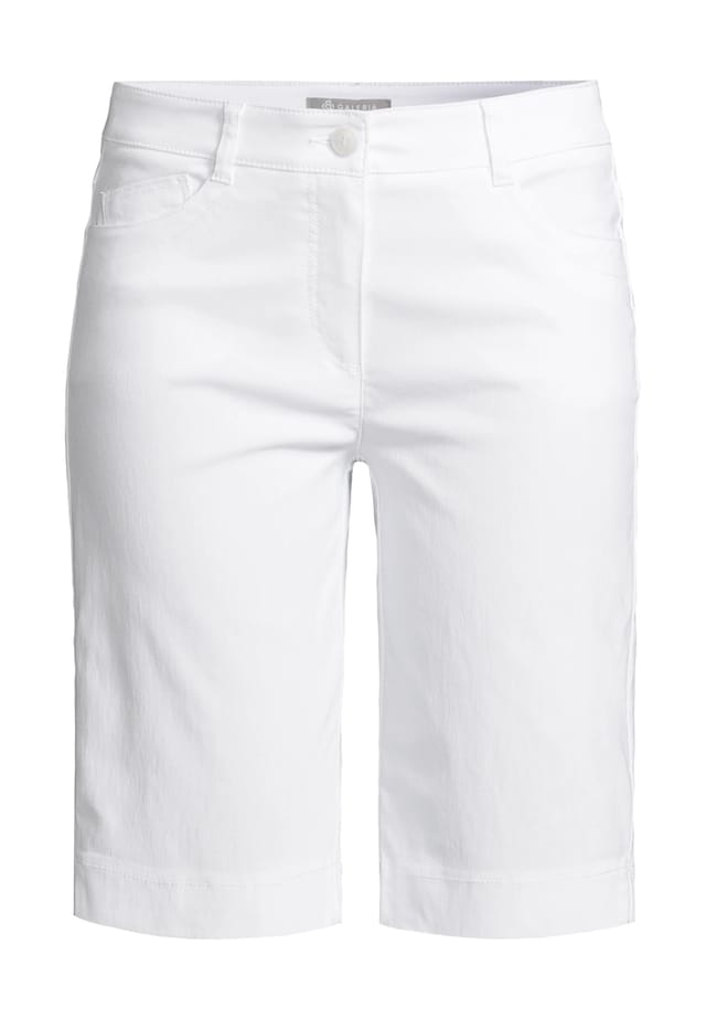

Шорты-Бермуды из денима с пятью карманами Galeria, белый