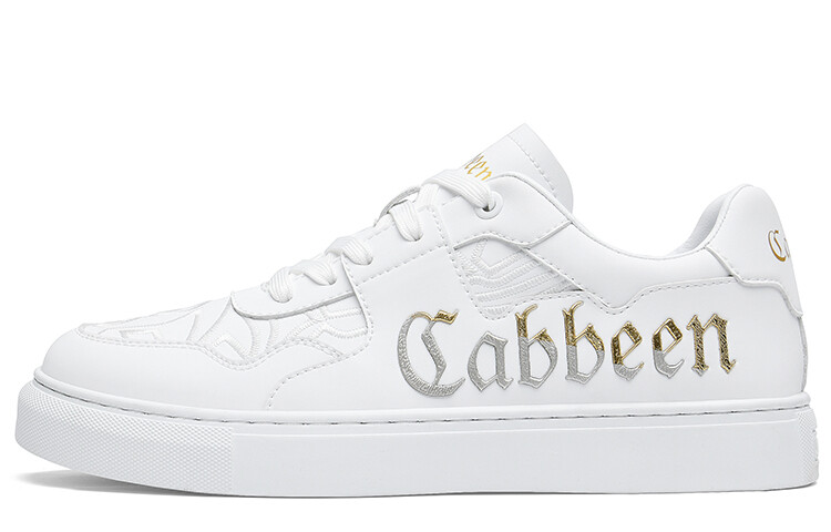

Кеды Cabbeen Skateboard Shoes Men Low-Top, белый